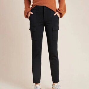 Anthropologie The Essential Slim Black Cargo Pant 6